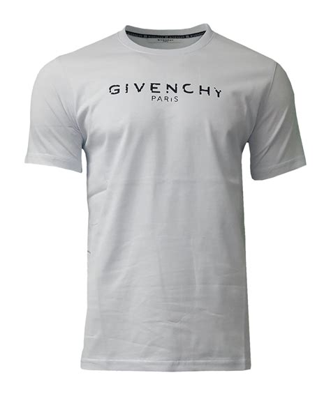 givenchy paris t shirt white|givenchy graphic crewneck t shirt.